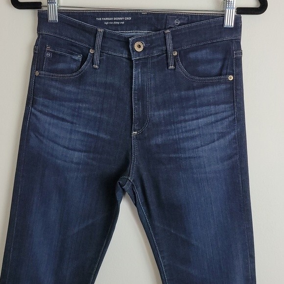 Adriano Goldschmied The Farrah high rise skinny crop jean Sz 26 - Picture 2 of 7